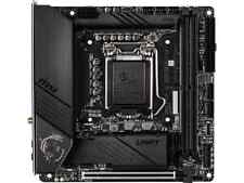 Placa-mãe Intel MSI MEG Z490I UNIFY LGA 1200 Intel Z490 SATA 6Gb/s Mini ITX, usado comprar usado  Enviando para Brazil