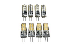 Zestaw lamp LED-G4 12V ciepła biel 8 sztuk na sprzedaż  PL