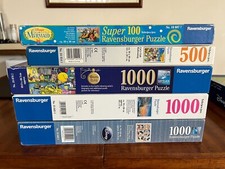 5 x Ravensburger 100-1000 elementów pakiet puzzli WSZYSTKIE KOMPLETNE na sprzedaż  Wysyłka do Poland