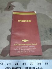 Usado, 1979 79 Chevrolet Chevy Owner Operator manual Monza 472996 A comprar usado  Enviando para Brazil