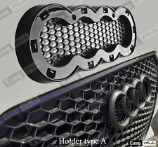 Suporte de logotipo emblema anel emblema Audi grades de favo de mel A1 A3 A4 A5 A7 Q5 Q7 tipo A comprar usado  Enviando para Brazil