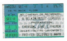Usado, Ingresso raro esboço e ELP Emerson Lake and Palmer 26/02/93 Davenport IA comprar usado Usado, Ingresso raro esboço e ELP Emerson Lake and Palmer 26/02/93 Davenport IA comprar usado  Enviando para Brazil