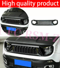 ABS preto para-choque dianteiro capô central grade malha para 2015 2016-2022 Jeep Renegade  comprar usado  Enviando para Brazil