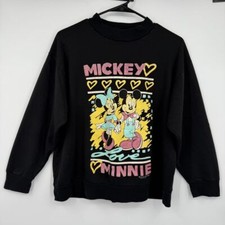 Moletom Vintage Anos 80 Walt Disney Co Mickey & Minnie Mouse Grande Fabricado nos EUA comprar usado  Enviando para Brazil