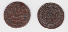 Pfennig kupfer münze gebraucht kaufen  Borna