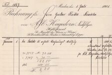 Minden rechnung 1901 gebraucht kaufen  Leipzig