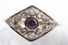 Amethyst diamant ring gebraucht kaufen  München