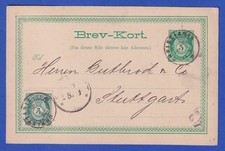 Norwegen 1899 postkarte gebraucht kaufen  München