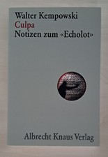Walter kempowski culpa gebraucht kaufen  Bellheim