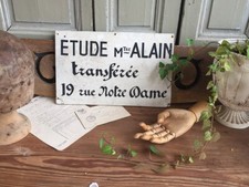 Panneau ancien plaque d'occasion  Véron