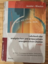 Lehrbuch analytischen anorgani gebraucht kaufen  Kirchroth