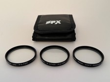 Conjunto de 3 filtros SFX 46mm: UV, 4 estrelas, foco suave, muito limpo na bolsa comprar usado  Enviando para Brazil