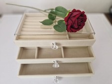 Schmuck kasten fächer gebraucht kaufen  Basedow, Güizow, Lütau
