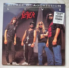 Rare SLAYER Decade Of Aggression LIVE 2LP Original 1991 UK limited with booklet comprar usado Rare SLAYER Decade Of Aggression LIVE 2LP Original 1991 UK limited with booklet comprar usado  Enviando para Brazil