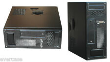 PSU preto Micro ATX desktop/torre estojo/chassi .300W. Q-Tec EL-Micro. CS101B comprar usado  Enviando para Brazil