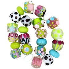 blue green beads glass for sale  Bowling Green