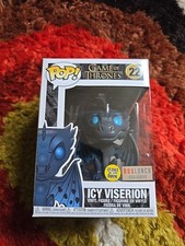 Funko Pop Icy Viserion #22 Game of Thrones Glow in Dark Box almoço exclusivo comprar usado  Enviando para Brazil