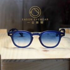 Óculos de sol degradê azul novo em folha Johnny Depp SAPPHIRE óculos de acetato PEQUENO comprar usado  Enviando para Brazil