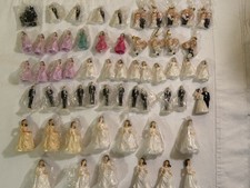 60+ Estatuetas vintage de plástico e resina para decoração de bolo de casamento, usado comprar usado  Enviando para Brazil
