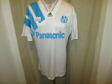 Usado, Camiseta Olympique Marseille Adidas EQUIPMENT 1992/93 "PANASONIC" + N.o 4 Gr.L  segunda mano  Embacar hacia Argentina