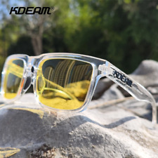 Gafas de sol cuadradas polarizadas de gran tamaño KDEAM XXL para hombre marco de 154 mm gafas deportivas segunda mano  Embacar hacia Mexico