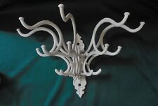 Rack de parede giratório rústico country branco 5 braços com 3 ganchos em cada. Braço comprar usado  Enviando para Brazil