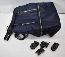 Mala Elda expansível dobrável bolsa rolante 360° destacável azul marinho comprar usado  Enviando para Brazil