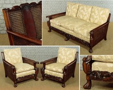 Antique mahogany canework for sale  LLANDUDNO JUNCTION