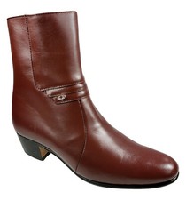 Botas de tornozelo masculinas El Besserro couro genuíno cor vinho botin de vestir comprar usado  Enviando para Brazil
