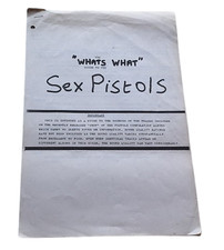Sex pistols 1978 for sale  GLASGOW