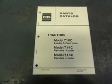 Manual de catálogo de peças de tratores CDS Continental vendas diversificadas 710C 714C 715C comprar usado  Enviando para Brazil