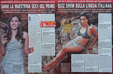 Italian Clipping Ritaglio 2022 CATERINA BALIVO sarà la maestrina sexy 2 PAGINE comprar usado  Enviando para Brazil
