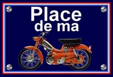Plaque place motobecane d'occasion  Paris I