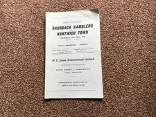 Cheshire league sandbach for sale  STOKE-ON-TRENT