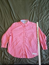 Blusa feminina Tommy Hilfiger 3XL ajuste relaxado rosa com botões comprar usado  Enviando para Brazil