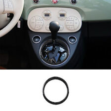 Usado, Para Fiat 500 2012-15 interior de fibra de carbono câmbio automático anel tampa acabamento comprar usado  Enviando para Brazil