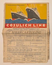 Cosulich line navigazione usato  Roma