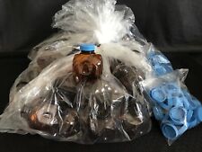 Usado, (100) INNOVIVE Aquavive 300mL PET garrafa de água externa de plástico âmbar tampa de recuo comprar usado  Enviando para Brazil