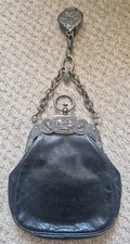 Victorian leather chatelaine for sale  GRANTHAM