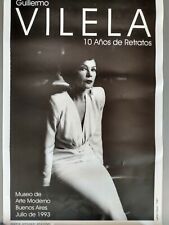 Pôsteres Afiches X 2 - Guillermo Vilela 10 anos de retratos MAMBA 1993 comprar usado  Enviando para Brazil