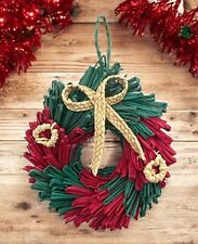 Vintage straw wreath for sale  Kuna