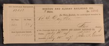 Acciones de Boston And Albany Railroad Company 1877 segunda mano  Embacar hacia Mexico