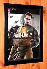 Half-Life 2 Xbox 360 PS3 Antigo Raro Pequeno Pôster Promocional / Página de Anúncio Emoldurada comprar usado  Enviando para Brazil