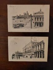 Coppia cartoline venezia usato  Belgirate