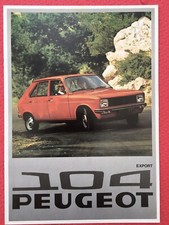 Peugeot 104 sales for sale  PRESTON