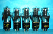 5 tubos retificadores Philco tipo 42 placa preta snubbers postes de cobre testados comprar usado  Enviando para Brazil