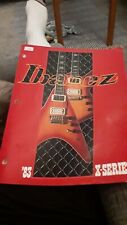 Ibanez series catalog for sale  La Mesa