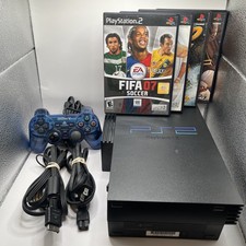 Vintage Sony PS2 Fat SCPH-50001/N Pacote de Console Cabos de Controle OEM + 4 Jogos comprar usado  Enviando para Brazil