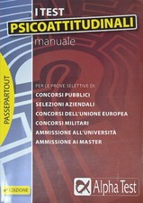 Test psicoattitudinali manuale usato  Sorano