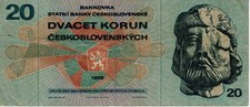 Geldschein banknote tschechosl gebraucht kaufen  Rostock